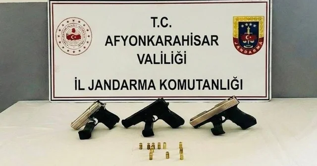 Düğünlerde havaya ateş açan 3 kişi gözaltına alındı Afyonkarahisar Haberleri