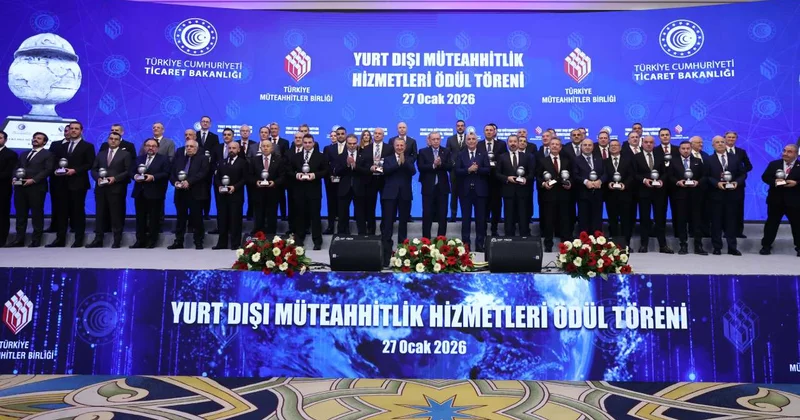 Erdoğan müteahhitlere ödüllerini verdi