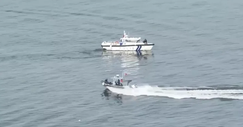 Samsun’da havadan ve denizden kaçak avcılık denetimi