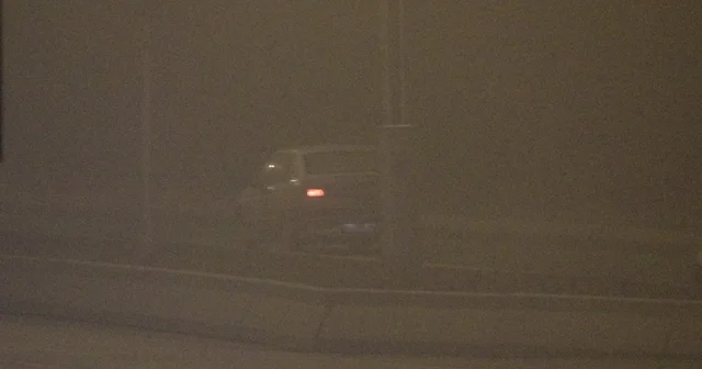 Çankırı da etkili olan sis görüş mesafesini 50 metreye düşürdü Çankırı Haberleri