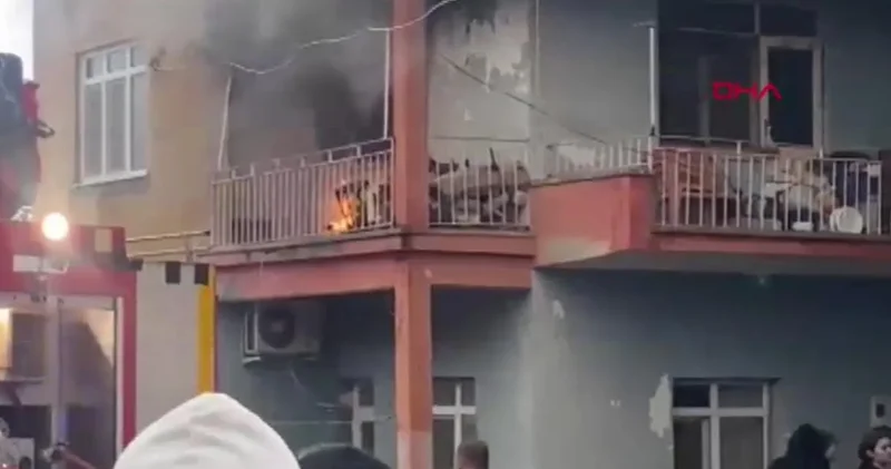 Gazipaşa da yangın: 1 kişi yaralandı