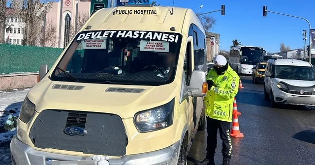 Kars ta toplu taşıma araçlarına sıkı denetim Kars Haberleri