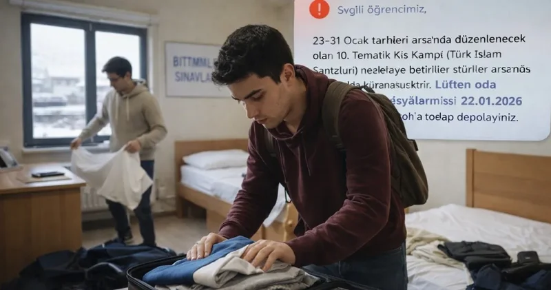 Bütünlemelerin olduğu hafta KYK yurduna misafir aldılar