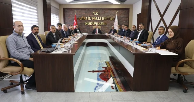 Ağrı da ikinci dönem hazırlıkları değerlendirildi Ağrı Haberleri