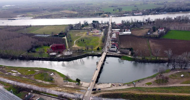 Edirne de son yağışlarla nehirlerin debisi arttı, üretici umutlandı Edirne Haberleri