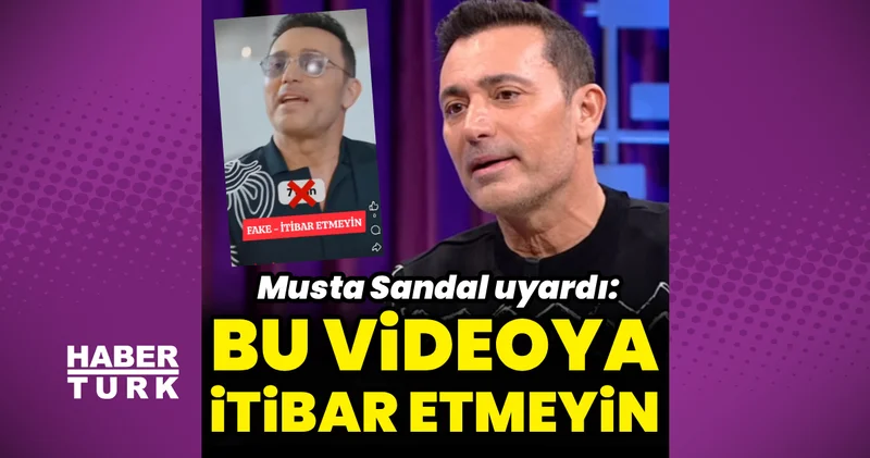 Mustafa Sandal: Bu videoya itibar etmeyin