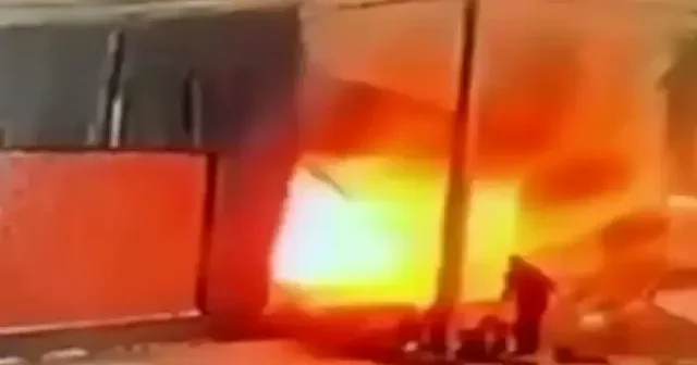 Kazakistan da tüp faciası: Kafe içinde bomba gibi patlayıp 7 kişinin ölümüne sebep oldular VİDEO İZLE