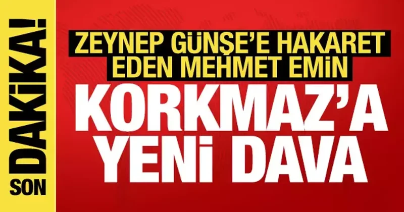 Zeynep Güneş e hakaret eden Mehmet Emin Korkmaz a kamu davası