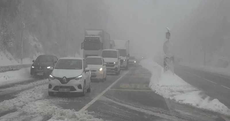 Lapa lapa kar İstanbulluların uğrak yerinde yolları kapadı