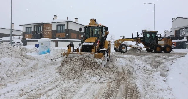 Aziziye de karla mücadele seferberliği Erzurum Haberleri