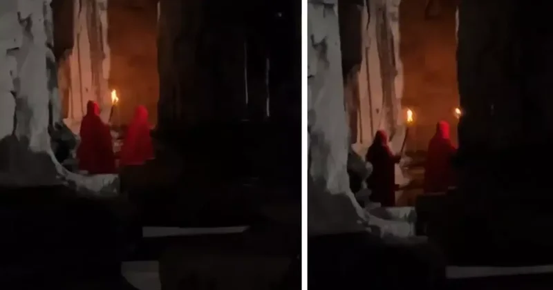 Juventus Galatasaray maçının uzatma dakikalarında ayin yaptılar