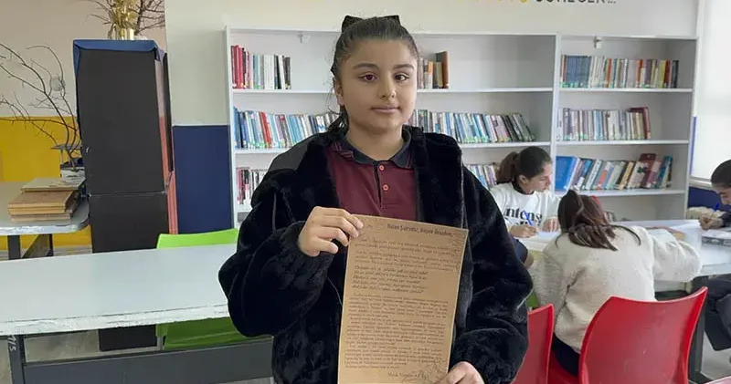 Midyatlı Melek Meryem, Milli Eğitim Bakanlığı’nın mektup yarışmasında birinci oldu