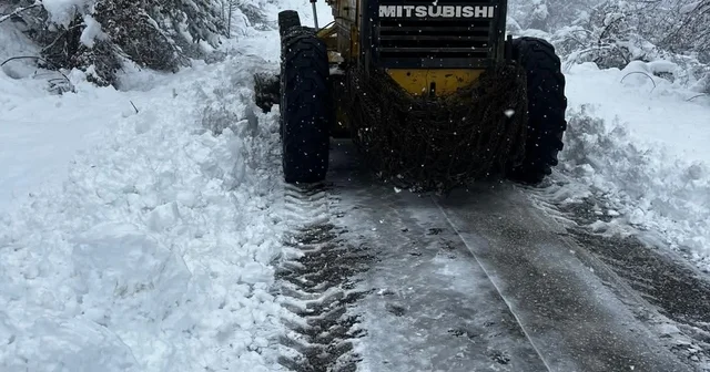 Bartın da karla mücadele çalışmaları devam ediyor Bartın Haberleri