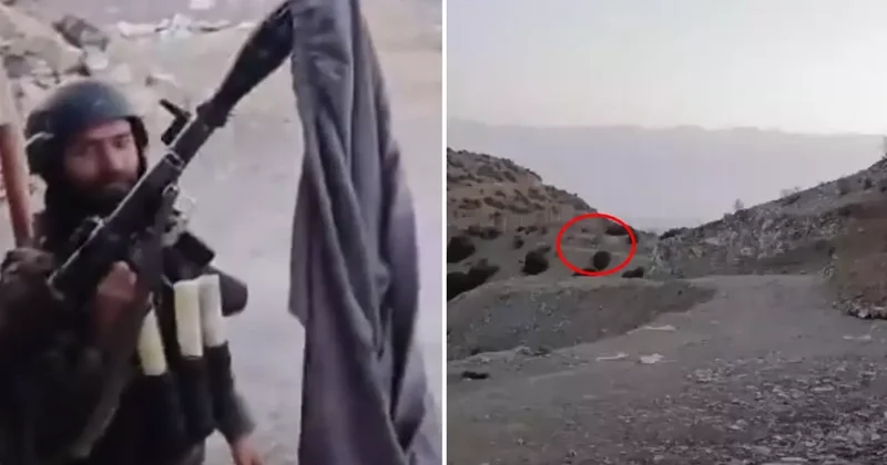 Cephede ilginç görüntü! Şalvarlarını bile bırakarak kaçtılar