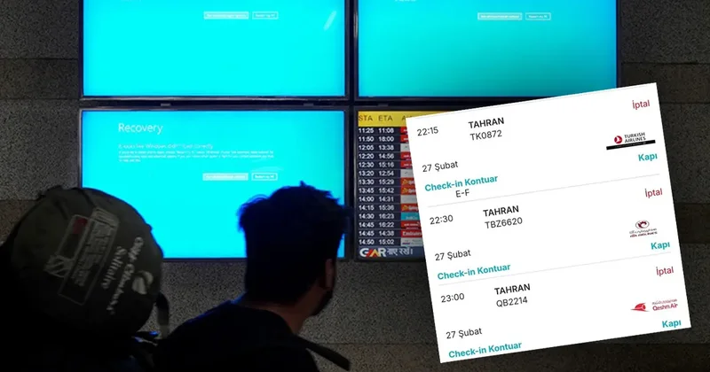 ABD İran gerilimi tırmanıyor: İstanbul Tahran seferlerinin birçoğu iptal edildi