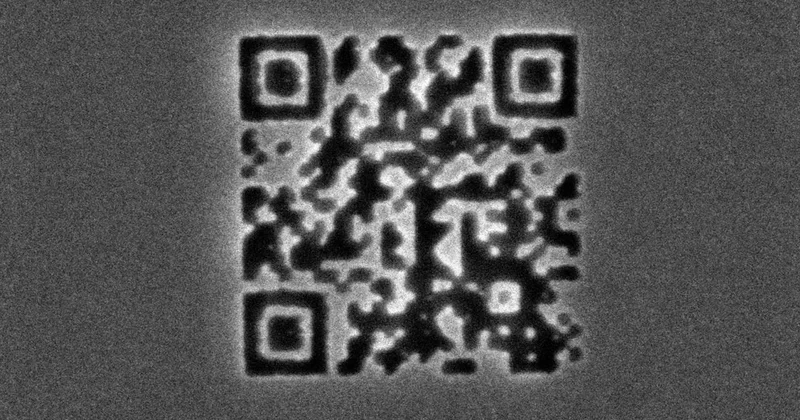Bilim insanlarından görünmez başarı: Dünyanın en küçük QR kodu üretildi