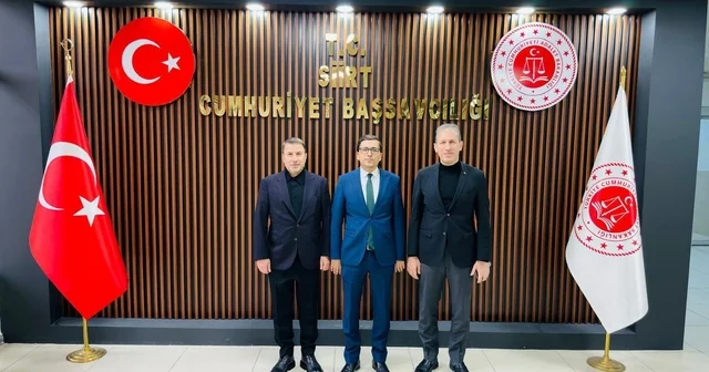 Siirt TSO Başkanı Güven Kuzu, Başsavcı Yasin Coşkun ile bir araya geldi Siirt Haberleri