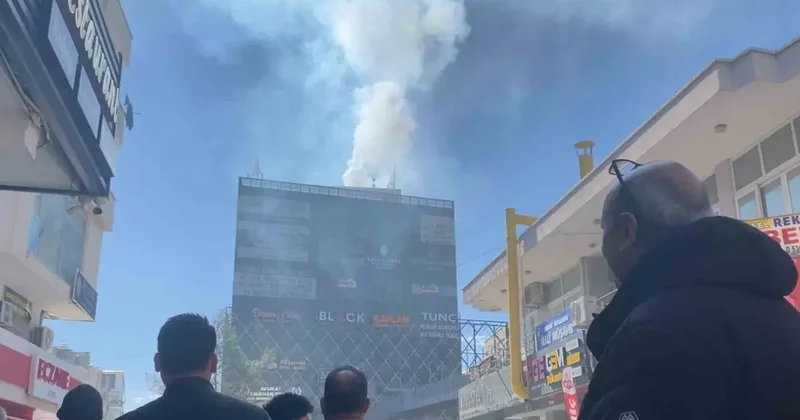 Mersin’de baca yangını korkuttu