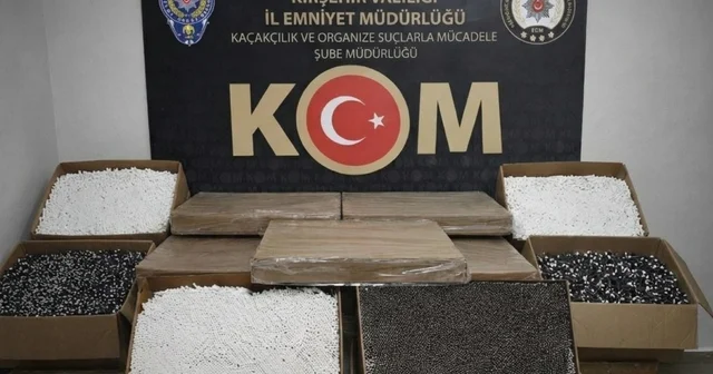 Kırşehir de 90 bin dal doldurulmuş makaron ele geçirildi Kırşehir Haberleri