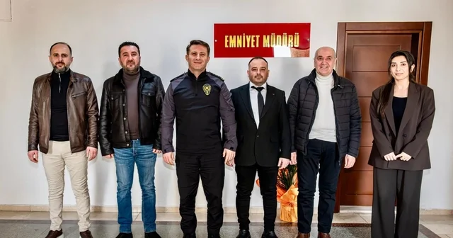 Başkan Dilek ve yönetiminden İl Emniyet Müdürü Çağlar a ziyaret Bilecik Haberleri