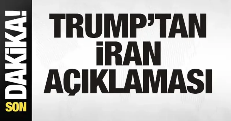 Trump tan son dakika İran açıklaması! Açıık açık soruldu! Askeri operasyon...