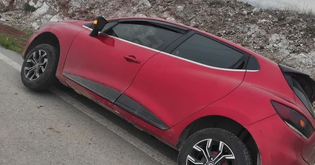 Siirt te kontrolden çıkan araç askıda kaldı Siirt Haberleri