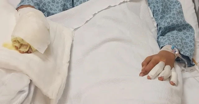 Ateşe benzin döktü, facianın eşiğinden döndü Trabzon Haberleri