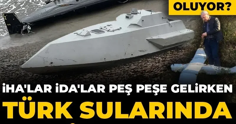 Karadeniz de neler oluyor? İHA lar İDA lar peş peşe gelirken Türk sularında gemi vuruldu