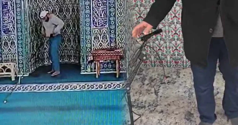 Cezaevinden izinli çıktı: 3 tane camiye girip ses sistemlerini kırdı!