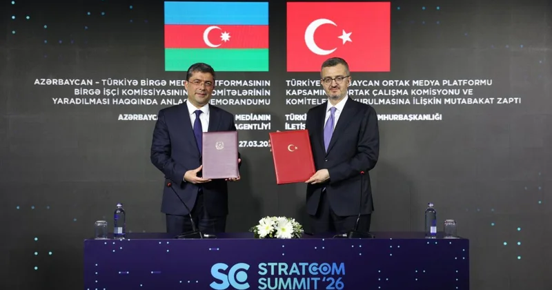 Türkiye ile Azerbaycan Ortak Medya Platformu konusunda mutabakat zaptı imzaladı