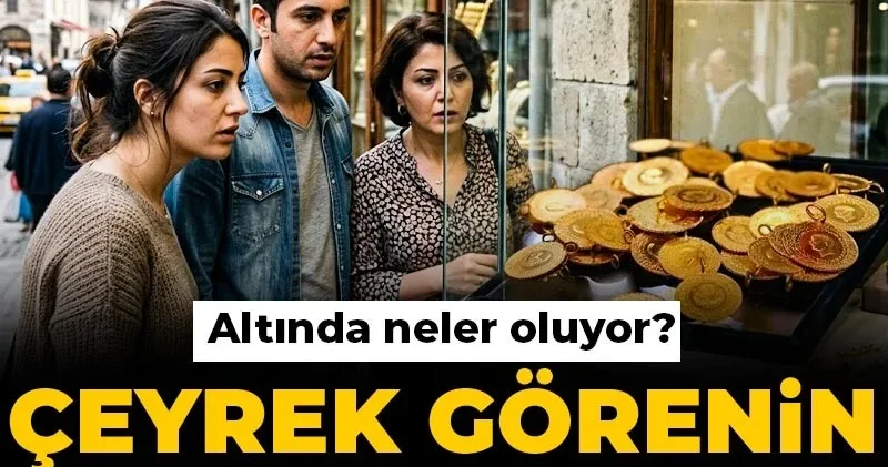 Çeyrek görenin ağzını açık bıraktı! Altında neler oluyor