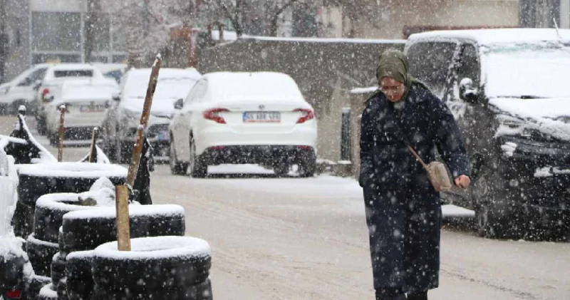 Mart kapıdan baktırdı lapa lapa kar yağdı