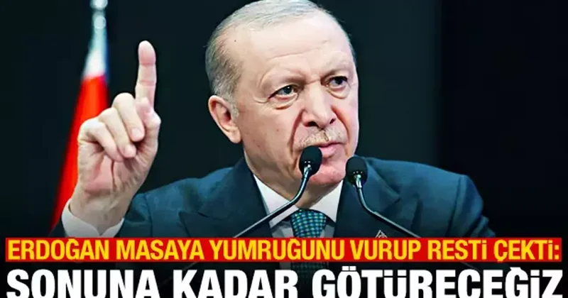 Erdoğan dan Terörsüz Türkiye açıklaması: Sonuna kadar götüreceğiz