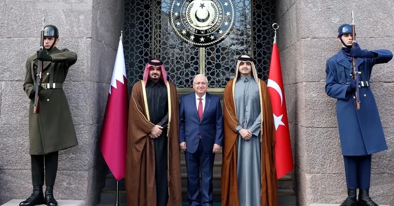 Bakan Güler, Katar Emiri nin kardeşlerini kabul etti