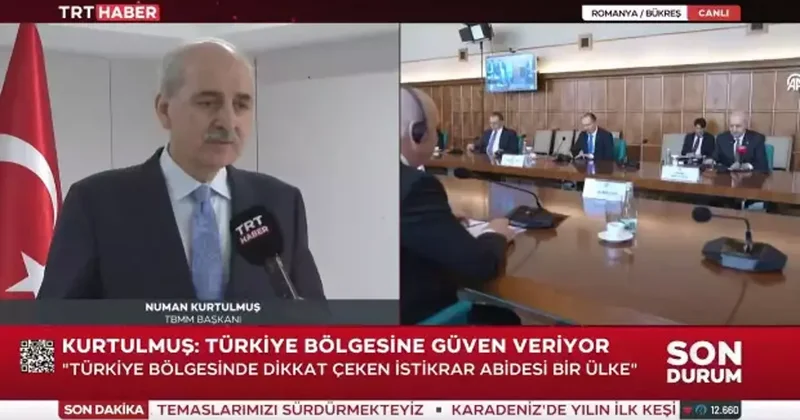 Kurtulmuş tan Orta Doğu mesajı: İsrail in asıl derdi vadedilmiş topraklar