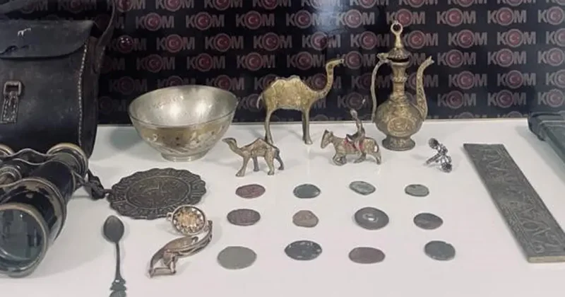 Muş’ta tarihi eser operasyonu: 25 parça ele geçirildi
