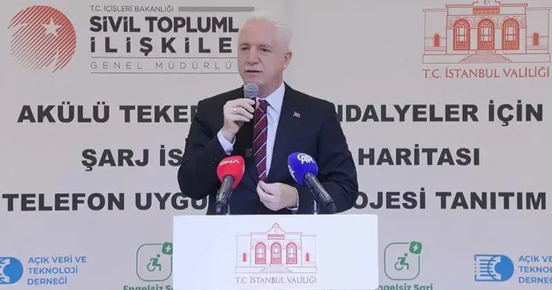 Vali Gül Engelsiz Şarj akıllı telefon uygulamasının tanıtımına katıldı