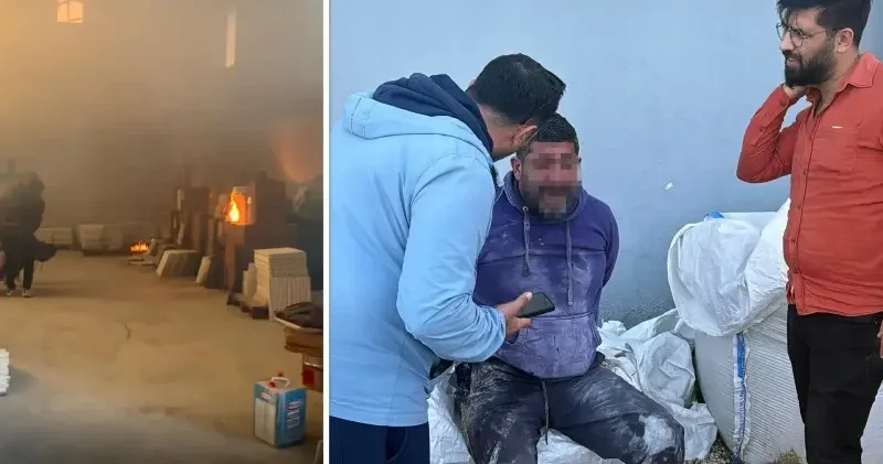 Maaşını alamadığını iddia eden gece bekçisi iş yerini ateşe verdi Antalya Haberleri