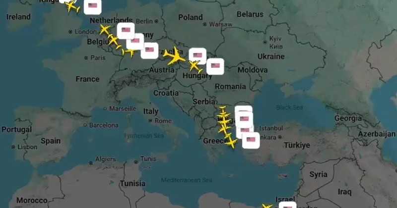 ABD, BAE ve Katar daki üslerine gece boyunca askeri sevkiyat gerçekleştirdi