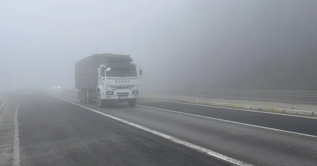 Bolu Dağı nda sis görüş mesafesini düşürdü Bolu Haberleri