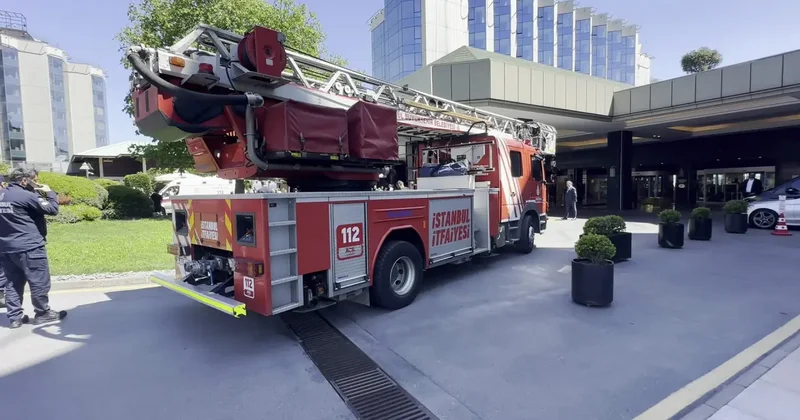 Beşiktaş taki lüks otelde yangın paniği: Vatandaşlar tahliye edildi