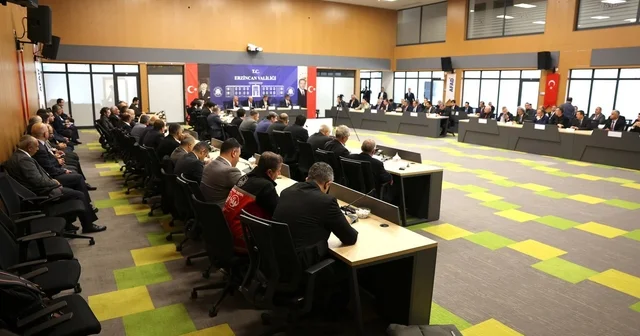 Erzincan da İl Koordinasyon Kurulu Toplantısı gerçekleştirildi Erzincan Haberleri