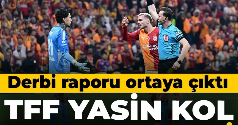 TFF den Yasin Kol kararı: Derbi raporu ortaya çıktı