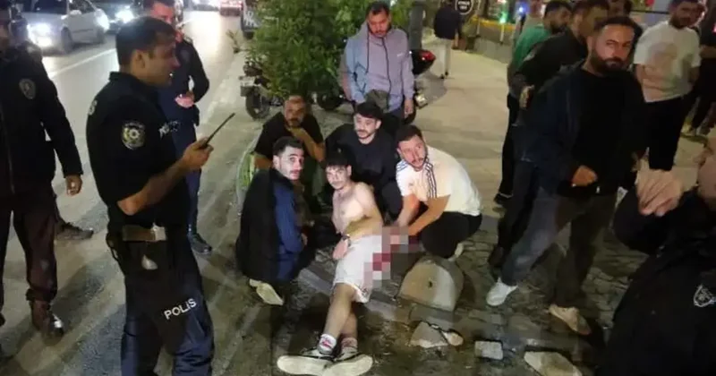 Antalya da derbi kutlaması kana bulandı: Bir taraftar bıçaklandı