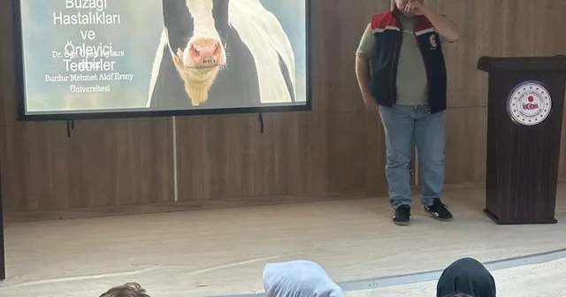 Köşk te üreticilere buzağı ölümleri ve üreme verimliliği eğitimi Aydın Haberleri