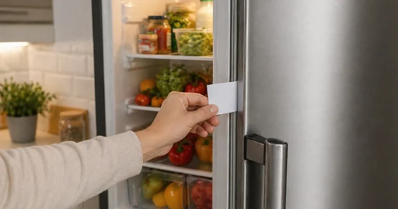 Buzdolabı kapısına kağıt sıkıştıranlar farkı hemen görüyor Sözcü Gazetesi