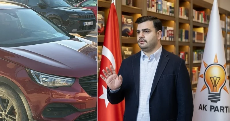 AKP li isim bile camına parti logolu kart bırakanlara tepki gösterdi Sözcü Gazetesi