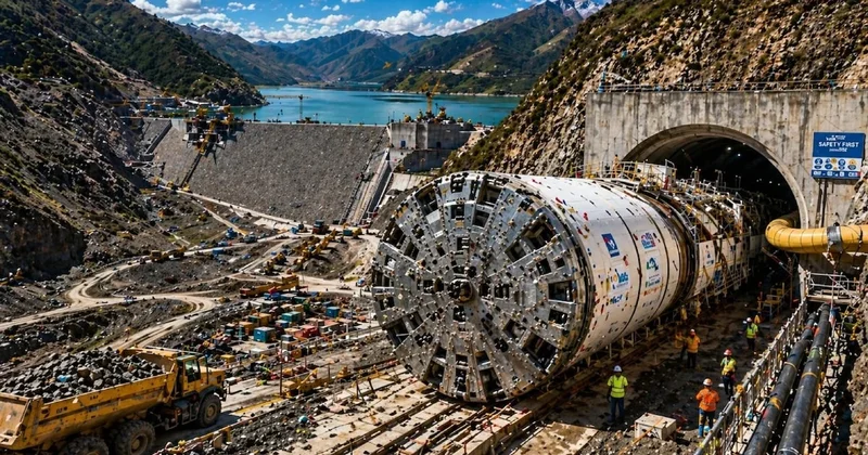 423 metrelik dev makine çalışmaya başladı: Su için dağların altını oyacaklar Sözcü Gazetesi