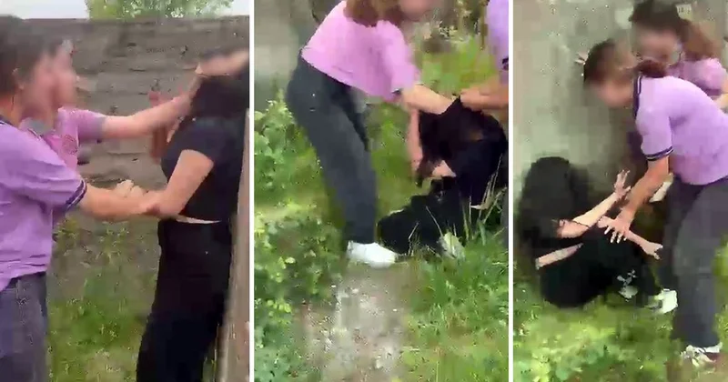 Akran zorbalığı cinsiyet dinlemiyor! Metruk binada dehşete düşüren görüntü