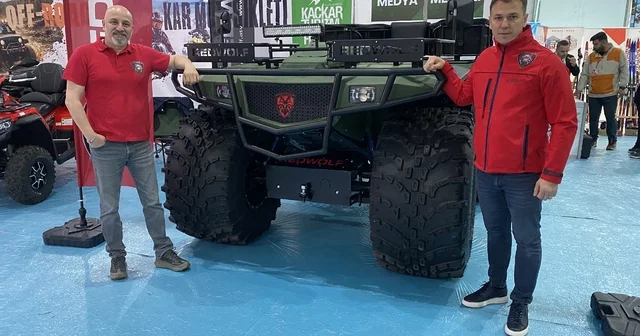 Rusya da gördüler, Türkiye de ürettiler; dev ATV suda yüzüyor, dağları aşıyor Rize Haberleri